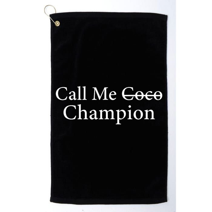 Call Me Coco Call Me Champion Golf Towel