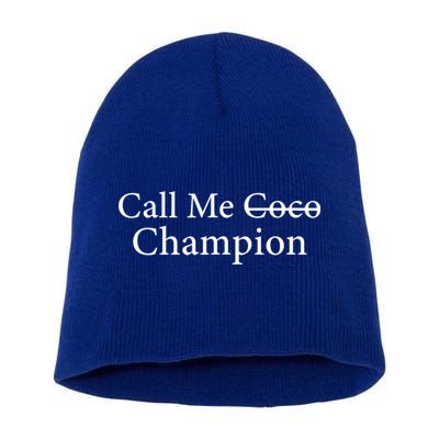 Call Me Coco Call Me Champion Short Acrylic Beanie