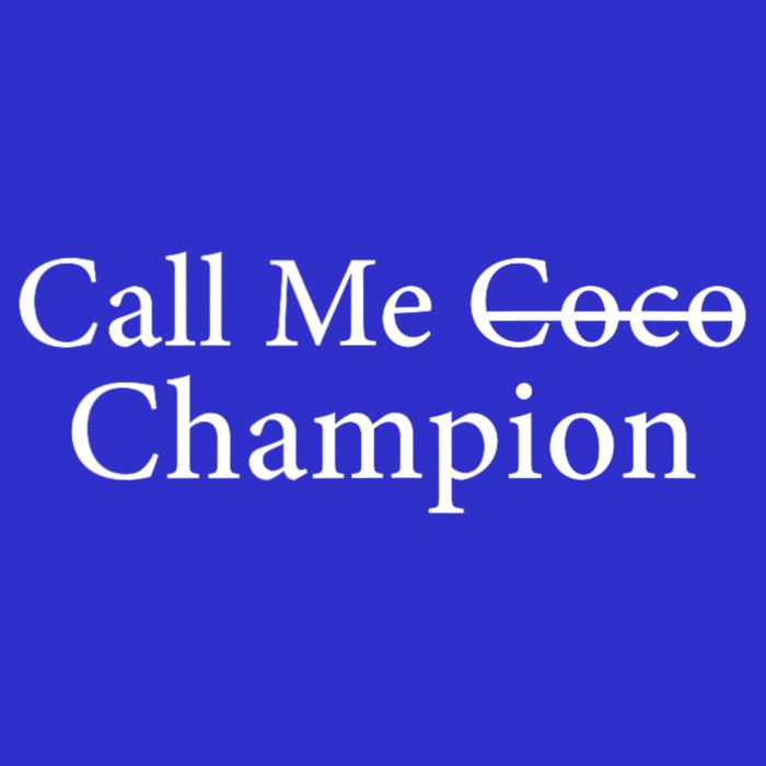 Call Me Coco Call Me Champion Zip Tote Bag