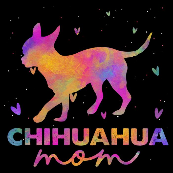 Chihuahua Mom Colorful Chihuahua Mama Funny Gift Backpack