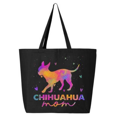 Chihuahua Mom Colorful Chihuahua Mama Funny Gift 25L Jumbo Tote