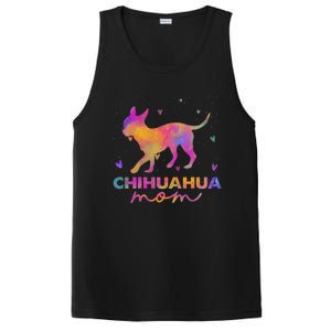 Chihuahua Mom Colorful Chihuahua Mama Funny Gift PosiCharge Competitor Tank