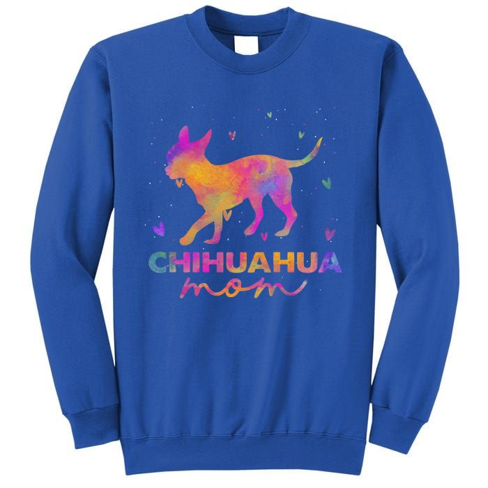 Chihuahua Mom Colorful Chihuahua Mama Funny Gift Sweatshirt