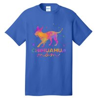 Chihuahua Mom Colorful Chihuahua Mama Funny Gift Tall T-Shirt