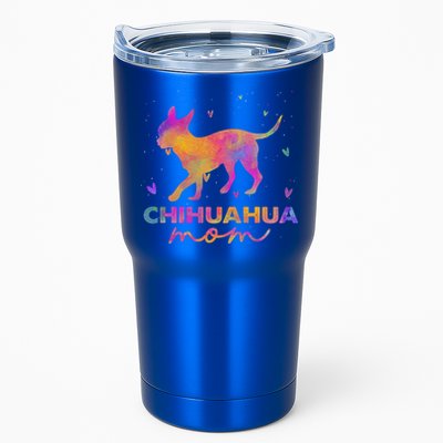 Chihuahua Mom Colorful Chihuahua Mama Funny Gift Tumbler