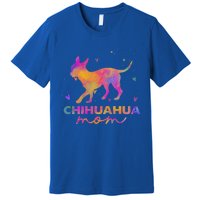 Chihuahua Mom Colorful Chihuahua Mama Funny Gift Premium T-Shirt