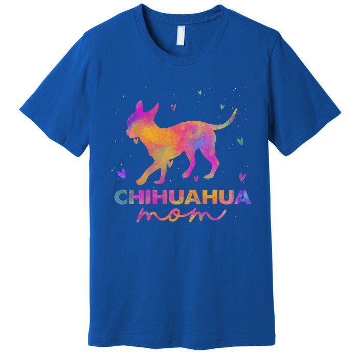 Chihuahua Mom Colorful Chihuahua Mama Funny Gift Premium T-Shirt