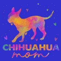 Chihuahua Mom Colorful Chihuahua Mama Funny Gift Baby Bodysuit