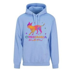 Chihuahua Mom Colorful Chihuahua Mama Funny Gift Unisex Surf Hoodie