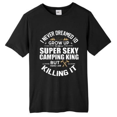 Camping Men Camper RV Camping Vacation Camping Dad Tall Fusion ChromaSoft Performance T-Shirt