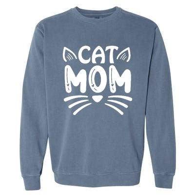 Cat Mom Garment-Dyed Sweatshirt