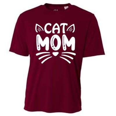 Cat Mom Cooling Performance Crew T-Shirt