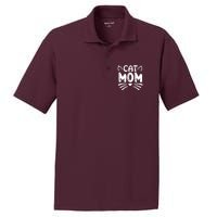 Cat Mom PosiCharge RacerMesh Polo