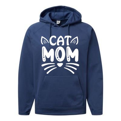 Cat Mom Performance Fleece Hoodie