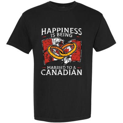 Canada Marriage Canadian Married Flag Wedded Culture Flag Garment-Dyed Heavyweight T-Shirt