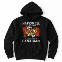 Canada Marriage Canadian Married Flag Wedded Culture Flag Hoodie