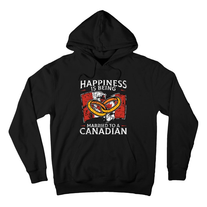 Canada Marriage Canadian Married Flag Wedded Culture Flag Hoodie