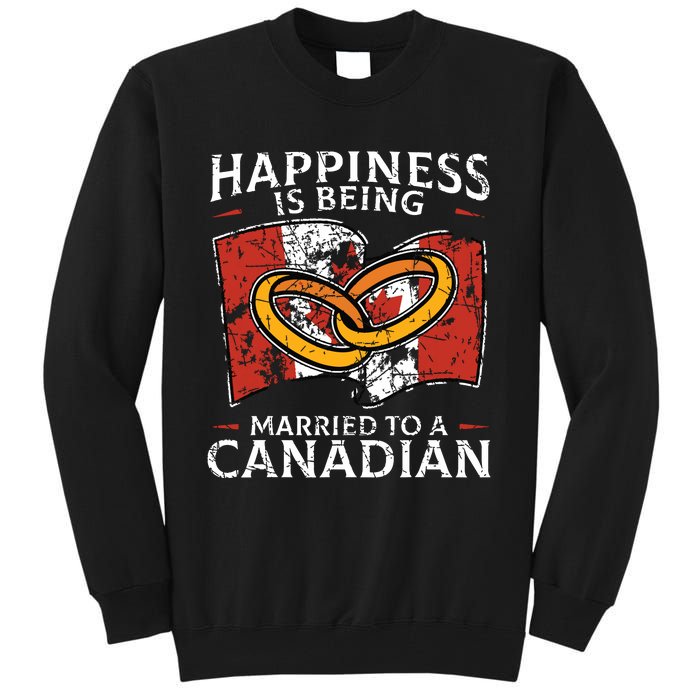 Canada Marriage Canadian Married Flag Wedded Culture Flag Tall Sweatshirt