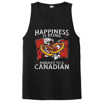 Canada Marriage Canadian Married Flag Wedded Culture Flag PosiCharge Competitor Tank