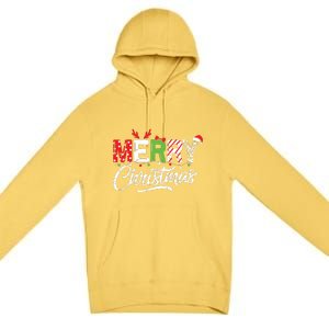 Cute Merry Christmas Matching Family Christmas Premium Pullover Hoodie