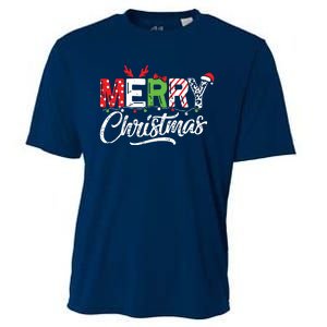 Cute Merry Christmas Matching Family Christmas Cooling Performance Crew T-Shirt