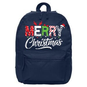 Cute Merry Christmas Matching Family Christmas 16 in Basic Backpack