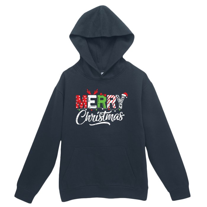 Cute Merry Christmas Matching Family Christmas Urban Pullover Hoodie