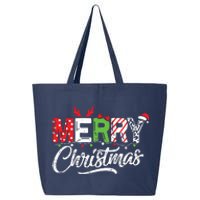 Cute Merry Christmas Matching Family Christmas 25L Jumbo Tote