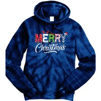 Cute Merry Christmas Matching Family Christmas Tie Dye Hoodie