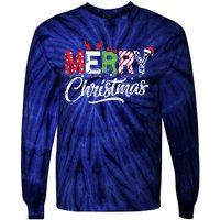 Cute Merry Christmas Matching Family Christmas Tie-Dye Long Sleeve Shirt