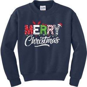 Cute Merry Christmas Matching Family Christmas Kids Sweatshirt