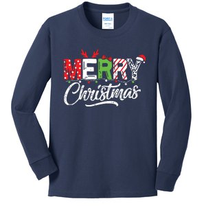 Cute Merry Christmas Matching Family Christmas Kids Long Sleeve Shirt