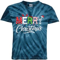 Cute Merry Christmas Matching Family Christmas Kids Tie-Dye T-Shirt