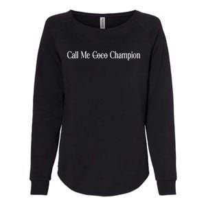 Call Me Coco Call Me Champion Womens California Wash Sweatshirt