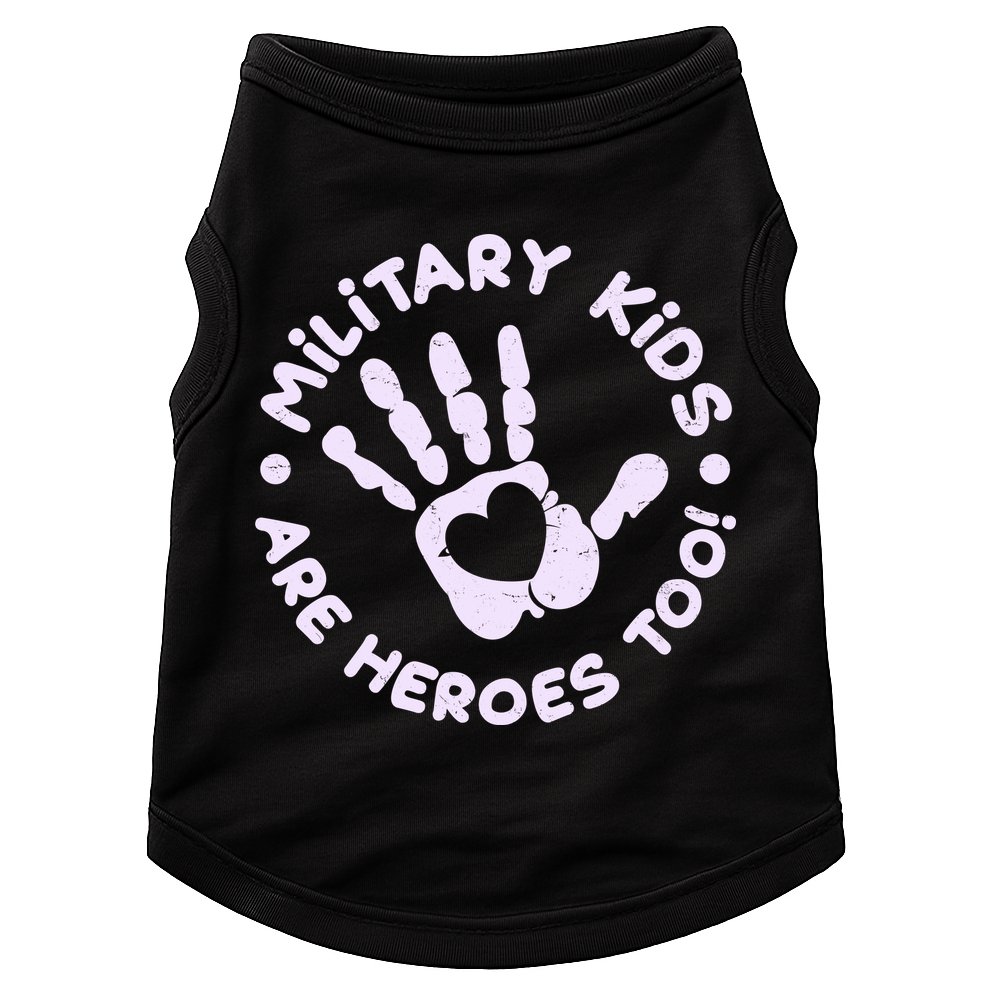 Cute Military Children Are Heroes Too Doggie Tank