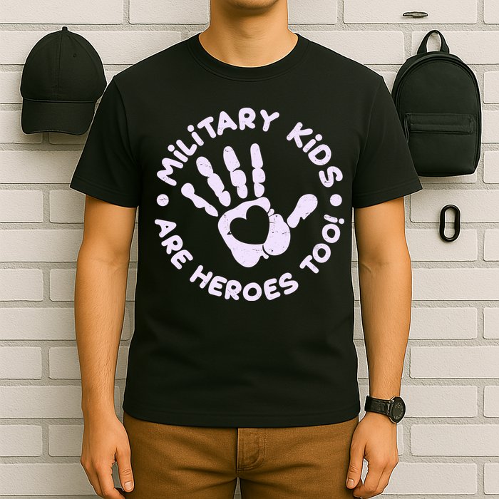 Cute Military Children Are Heroes Too T-Shirt