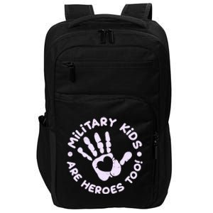 Cute Military Children Are Heroes Too Impact Tech Backpack