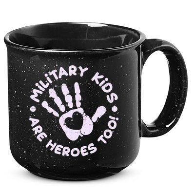 Cute Military Children Are Heroes Too 15oz Campfire Ceramic Mug