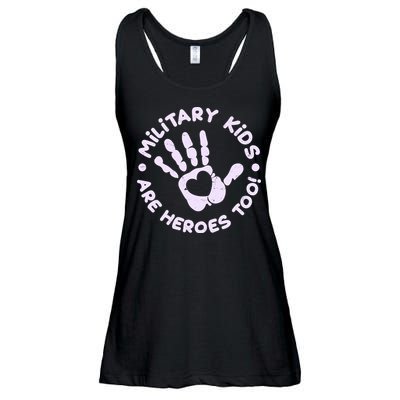 Cute Military Children Are Heroes Too Ladies Essential Flowy Tank