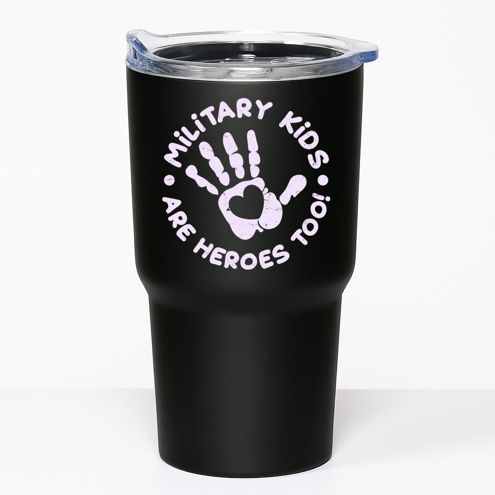 Cute Military Children Are Heroes Too Tumbler