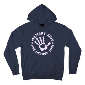 Cute Military Children Are Heroes Too Hoodie