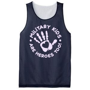 Cute Military Children Are Heroes Too Mesh Reversible Basketball Jersey Tank