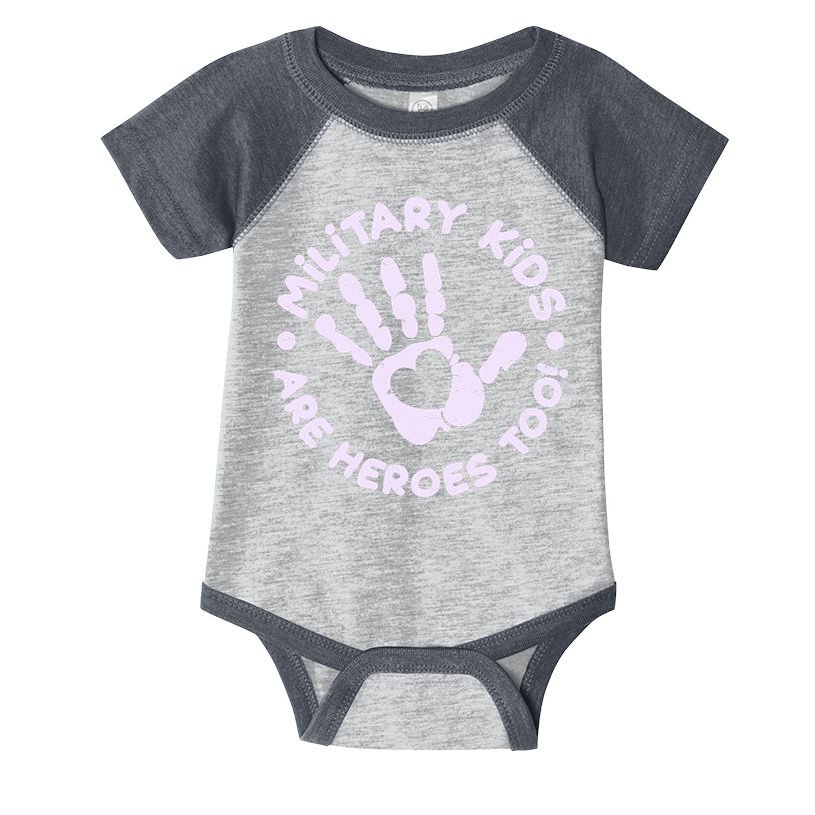 Cute Military Children Are Heroes Too Infant Baby Jersey Bodysuit