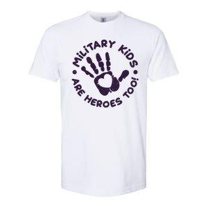 Cute Military Children Are Heroes Too Softstyle CVC T-Shirt