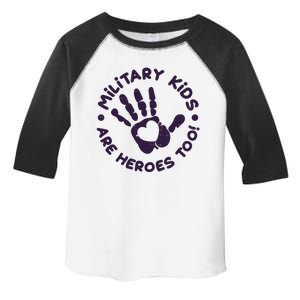 Cute Military Children Are Heroes Too Toddler Fine Jersey T-Shirt