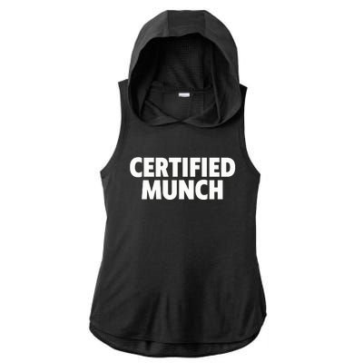 Certified Munch Ladies PosiCharge Tri-Blend Wicking Draft Hoodie Tank