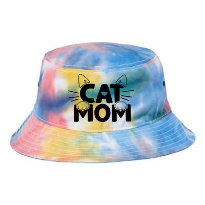 Cat Mom Tie Dye Newport Bucket Hat