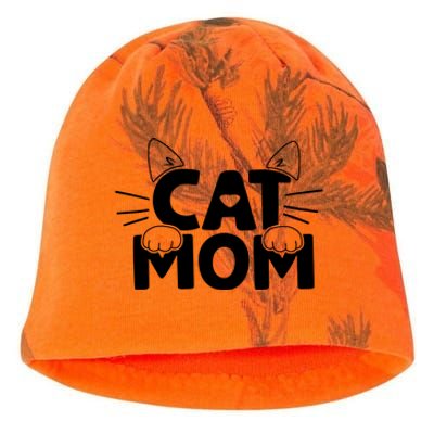 Cat Mom Kati - Camo Knit Beanie