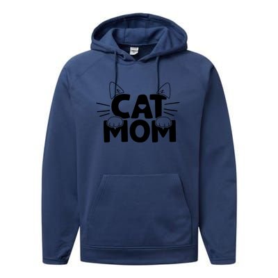 Cat Mom Performance Fleece Hoodie