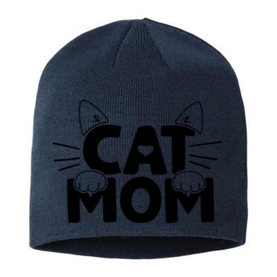 Cat Mom Sustainable Beanie